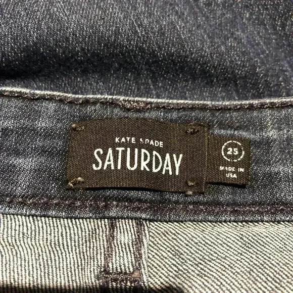 Kate Spade Saturday Skinny Jeans Blue Size 25 - Picture 3 of 6